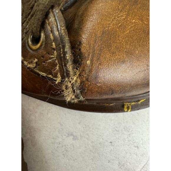 Dr Martens 8088 Brown Leather Boots UK 6 US 7 Lace Up Made in England Vintage main image 14